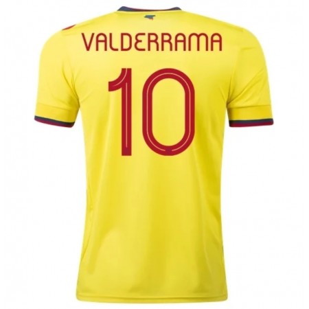 Fußballtrikots Kolumbien Valderrama 10 Heim Trikotsatz 2021